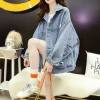 Buttoned Oversized Denim Jackets - Image 4