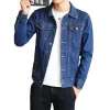 Slim Fit Buttoned Denim Jacket - Image 6